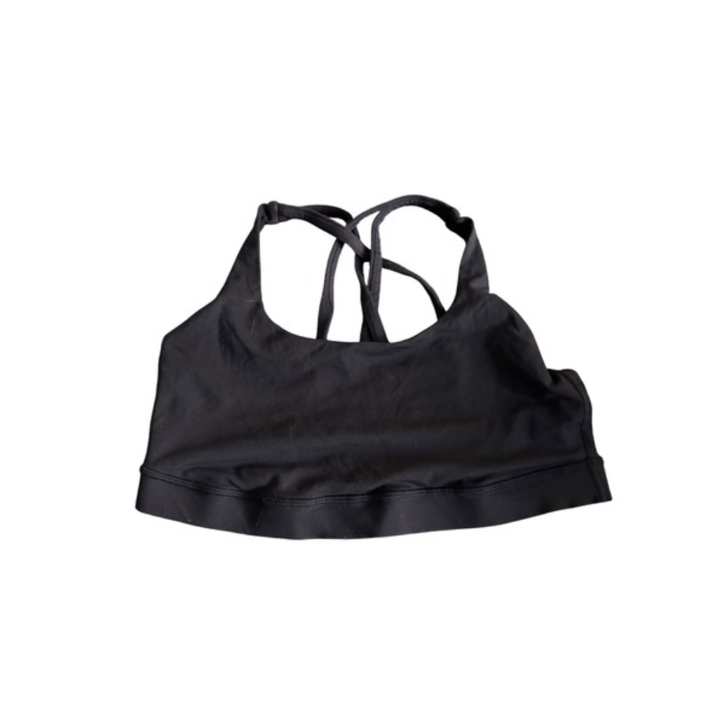 Lululemon Black Strappy Back Sports Bra Medium